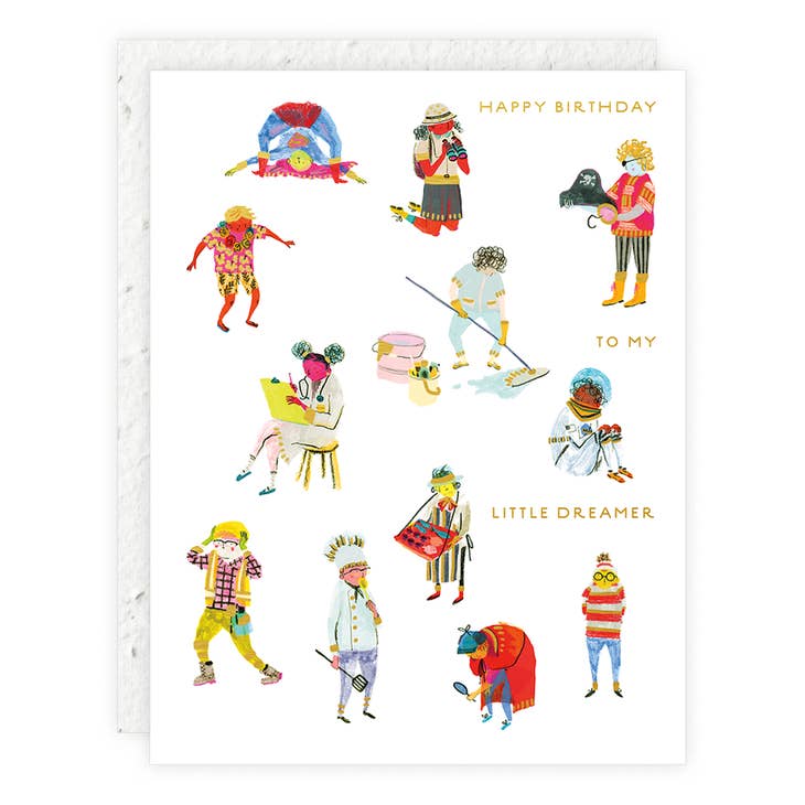 Happy Birthday to my Little Dreamer Notecard