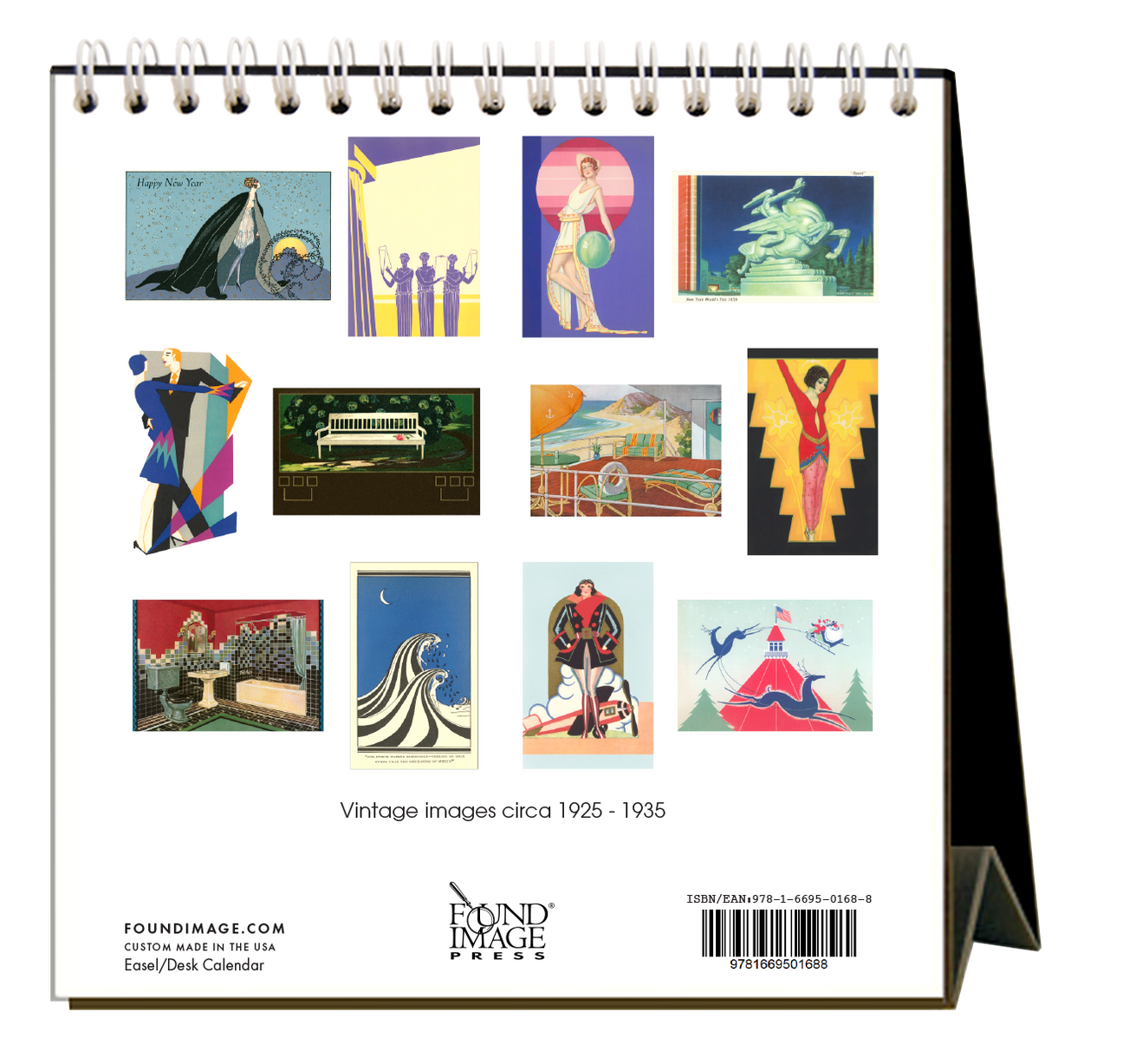 Art Deco 2024 Desk Calendar