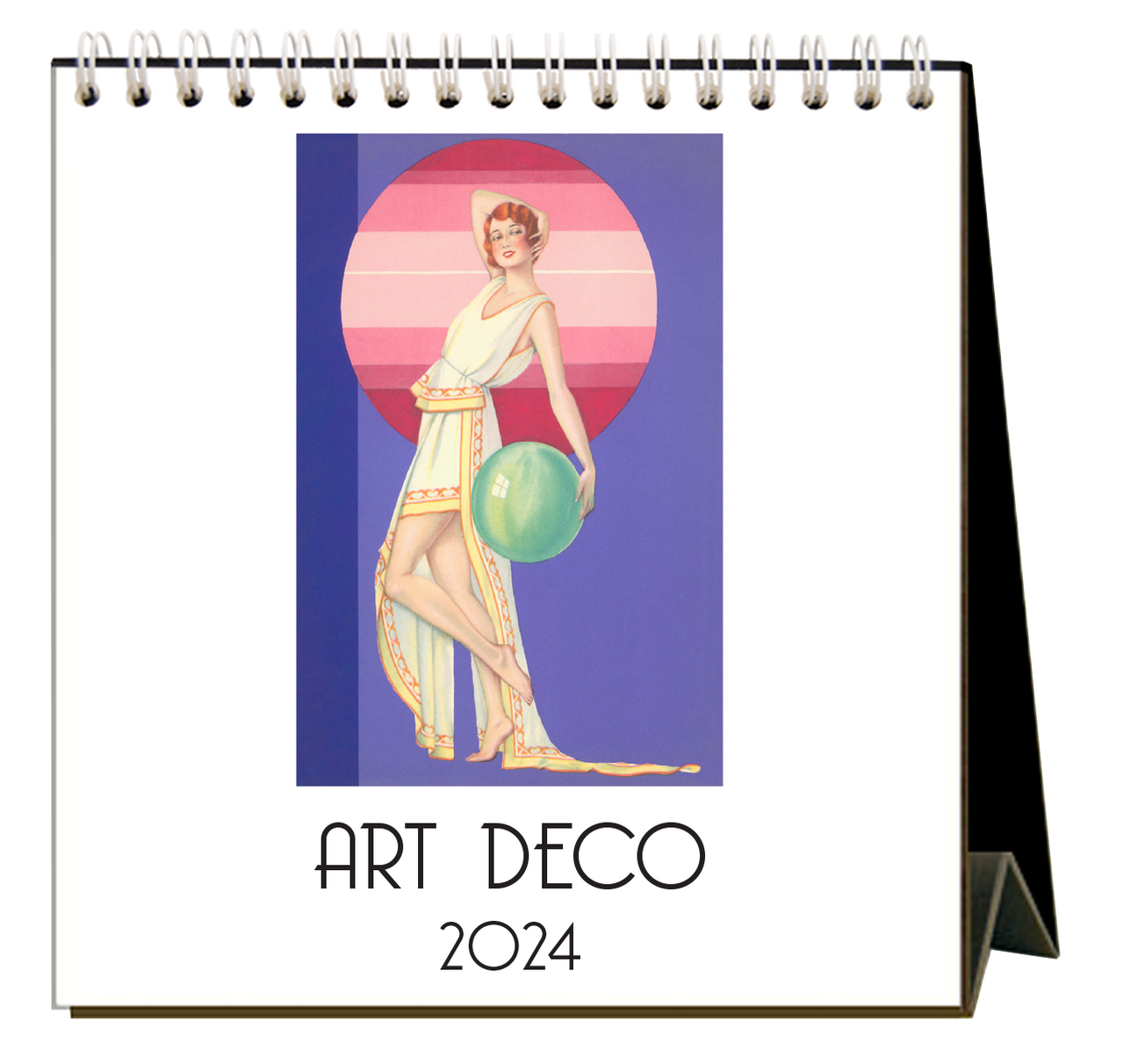 Art Deco 2024 Desk Calendar
