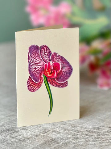 Orchid Oasis Paper Vase