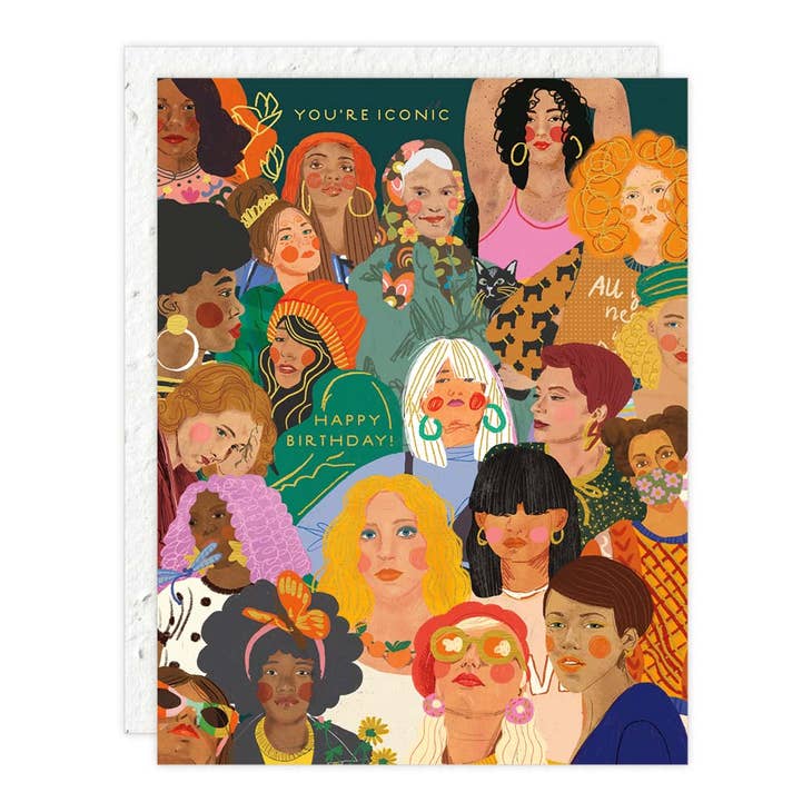 You're Iconic Happy Birthday Notecard