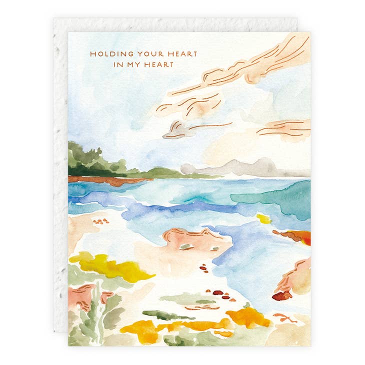 Holding Your Heart in My Heart Notecard