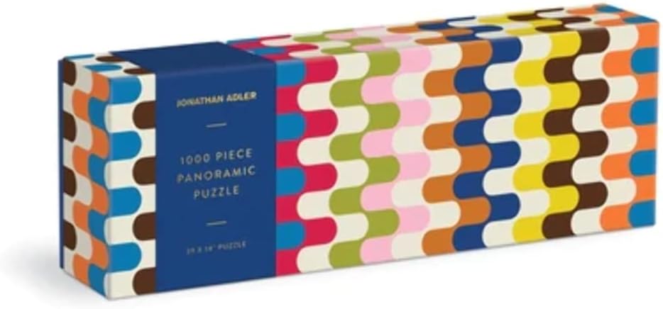 Jonathan Adler Bargello 1000 Piece Panoramic Puzzle