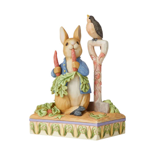 Peter Rabbit in Garden Figurine