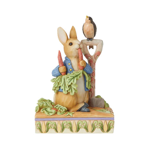 Peter Rabbit in Garden Figurine