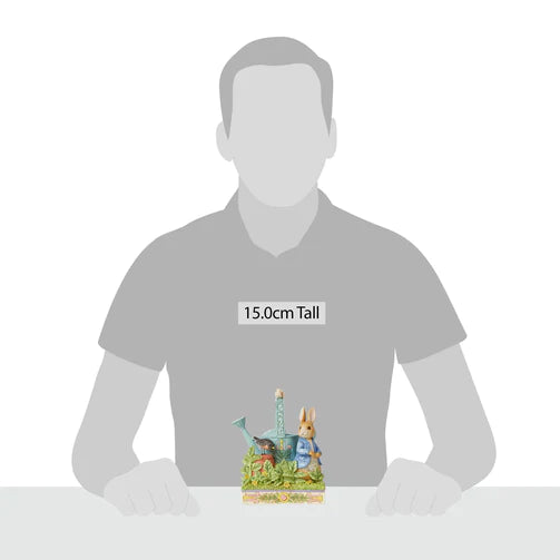 Peter Rabbit with Watering Can Figurine