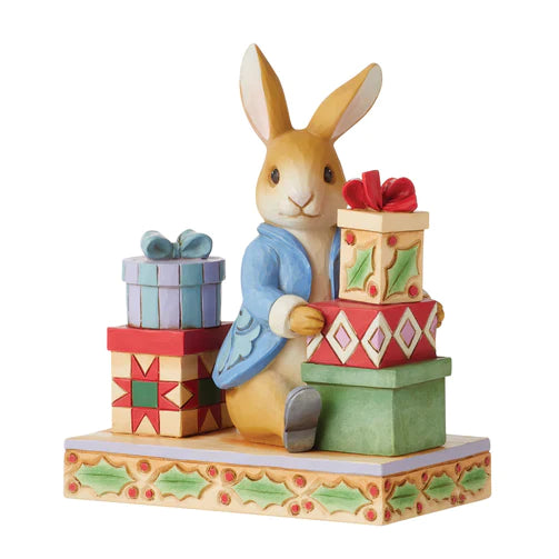 Peter Rabbit with Presents Figurine