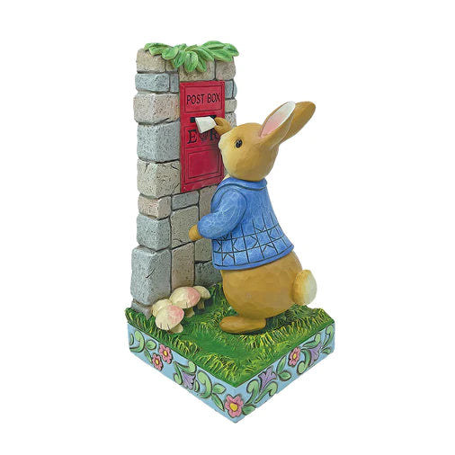 Peter Rabbit Posting a Letter Figurine