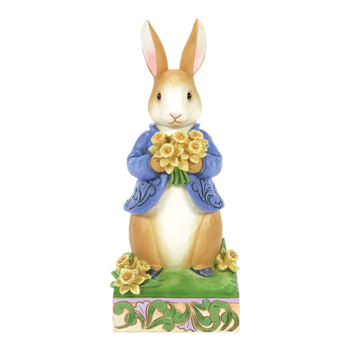 Peter Rabbit with Daffodils Figurine