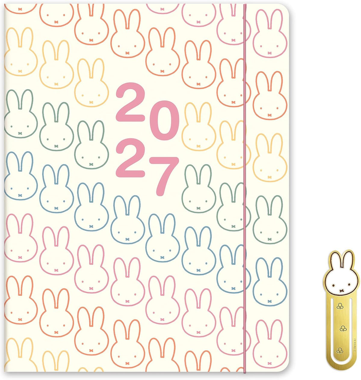 Orange Circle Studio 2027 Miffy A Year in Color Just Right Monthly Planner