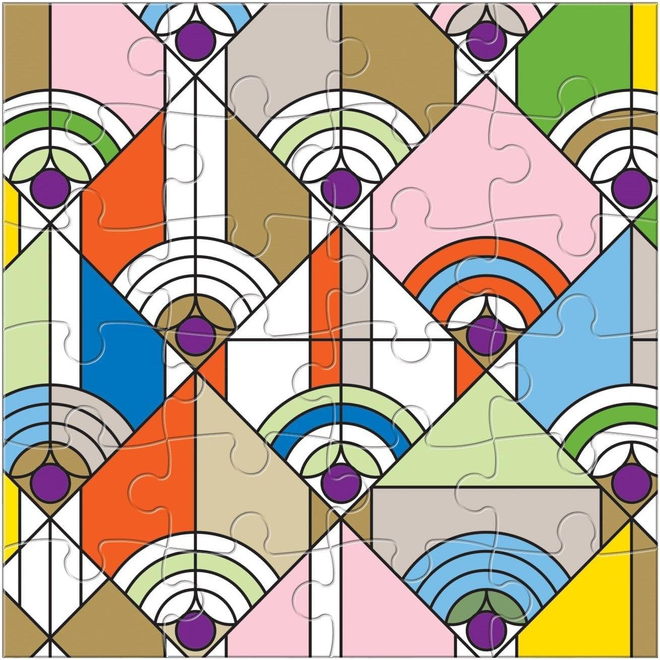 Frank Lloyd Wright Wood Puzzle Set