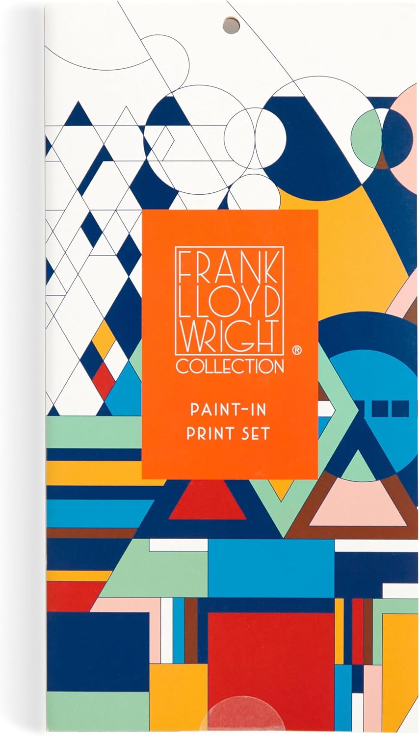 Frank Lloyd Wright Paint-In Print Set