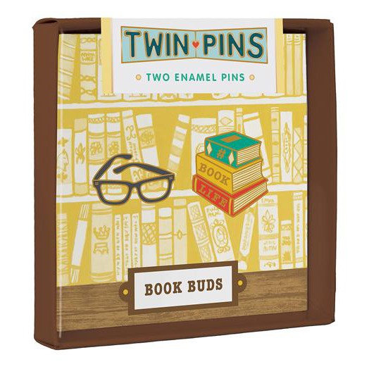 Book Buds Twin Pins