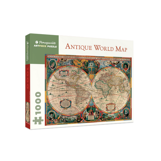 Antique World Map 1000 Piece Puzzle
