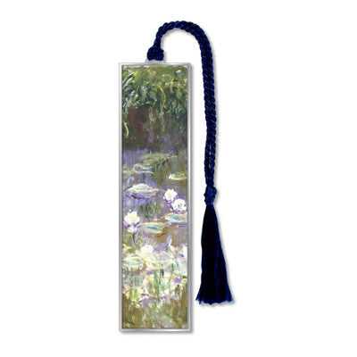 Water Lilies Metal Bookmark