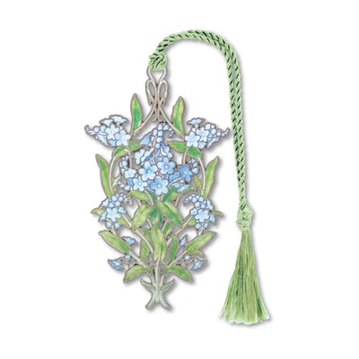 Forget-me-not Metal Bookmark