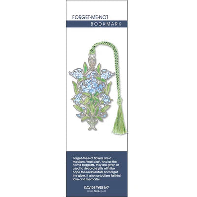 Forget-me-not Metal Bookmark