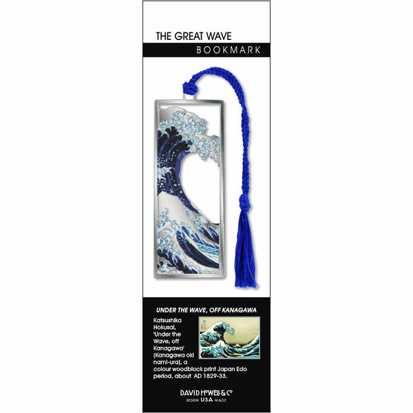 Hokusai The Great Wave Metal Bookmark