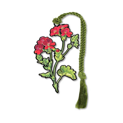 Geranium Metal Bookmark