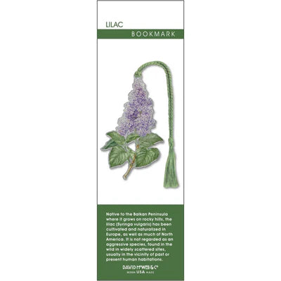 Lilac Metal Bookmark