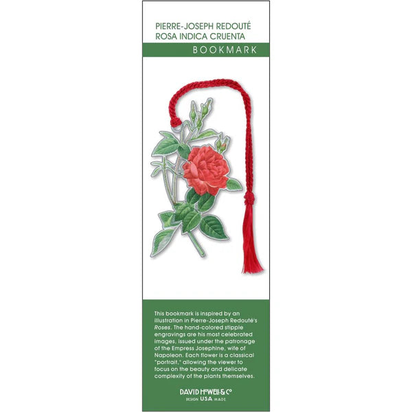 Rosa Indica Cruenta Metal Bookmark