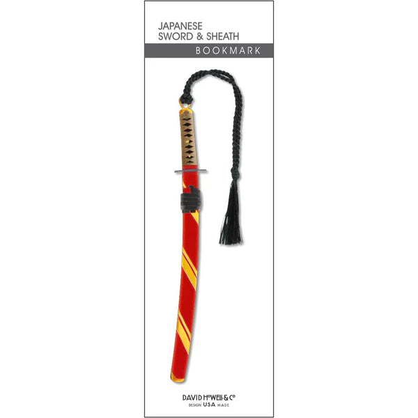 Japanese Sword & Sheath Metal Bookmark