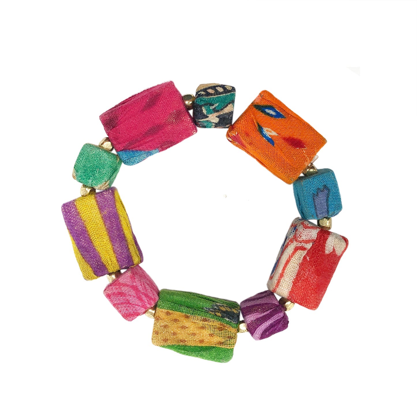 Edged Kantha Bracelet