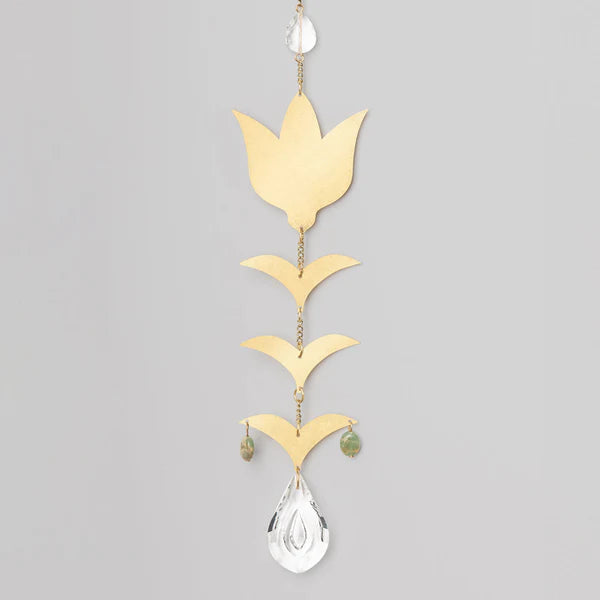 Suncatcher - Blooming Flower/Aqua Terra