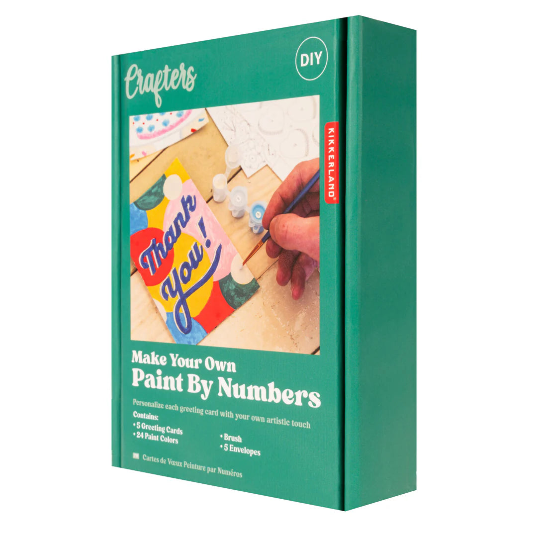 Crafters Paint by Numbers Greeting Cards