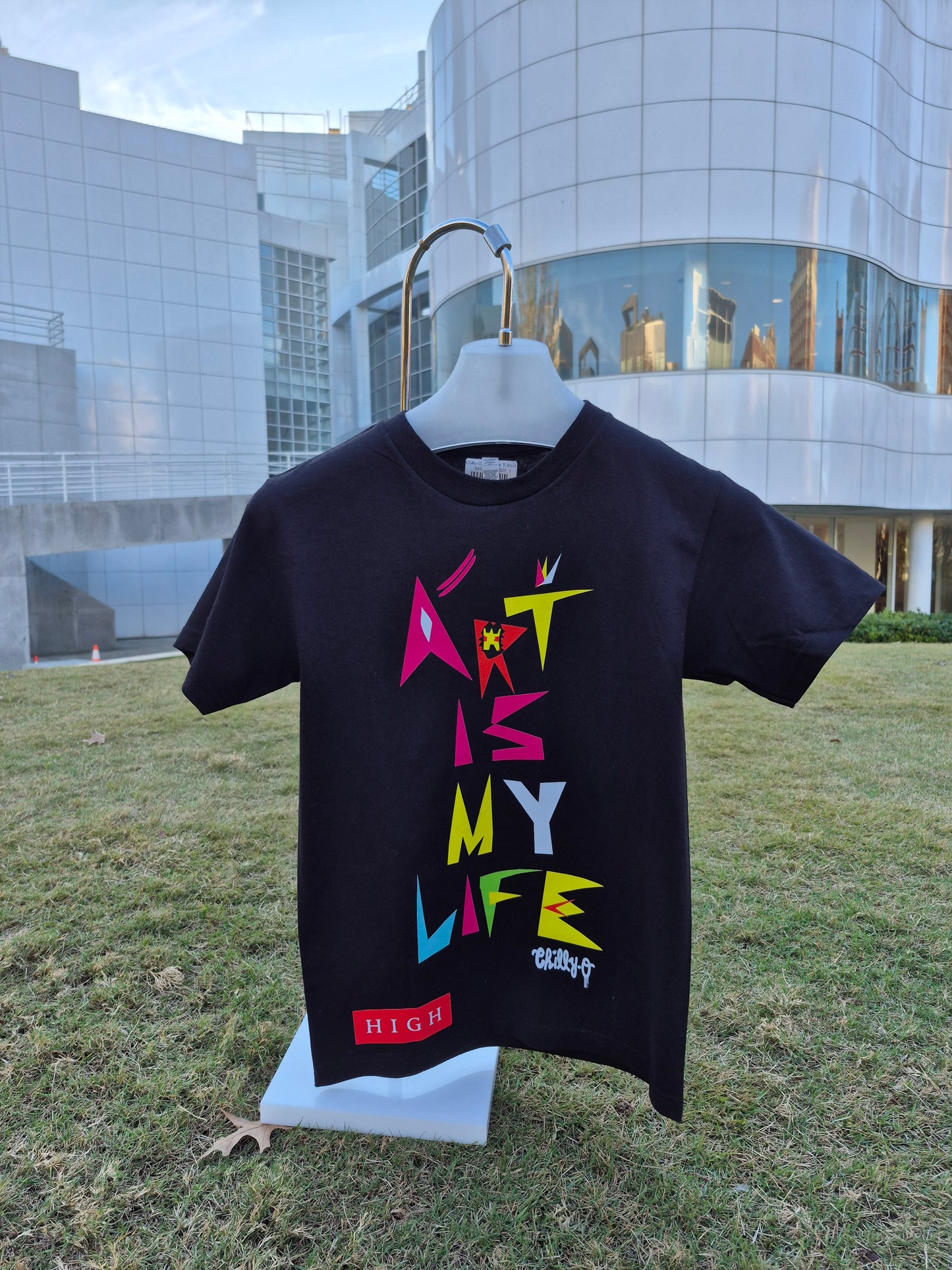 Chilly-O Art is My Life T-Shirt Black