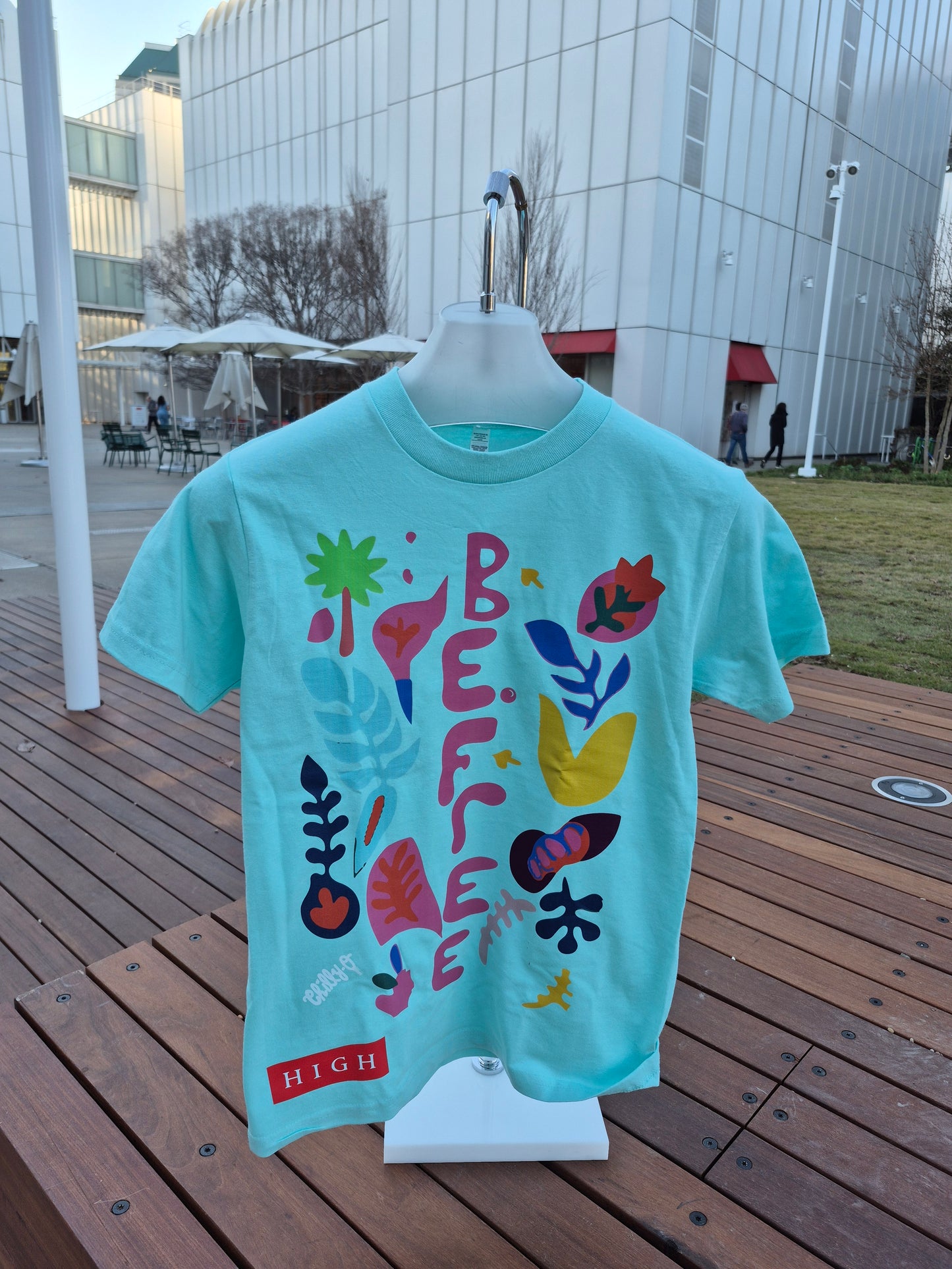 Chilly-O Be Free Matissey Mint Green T-Shirt