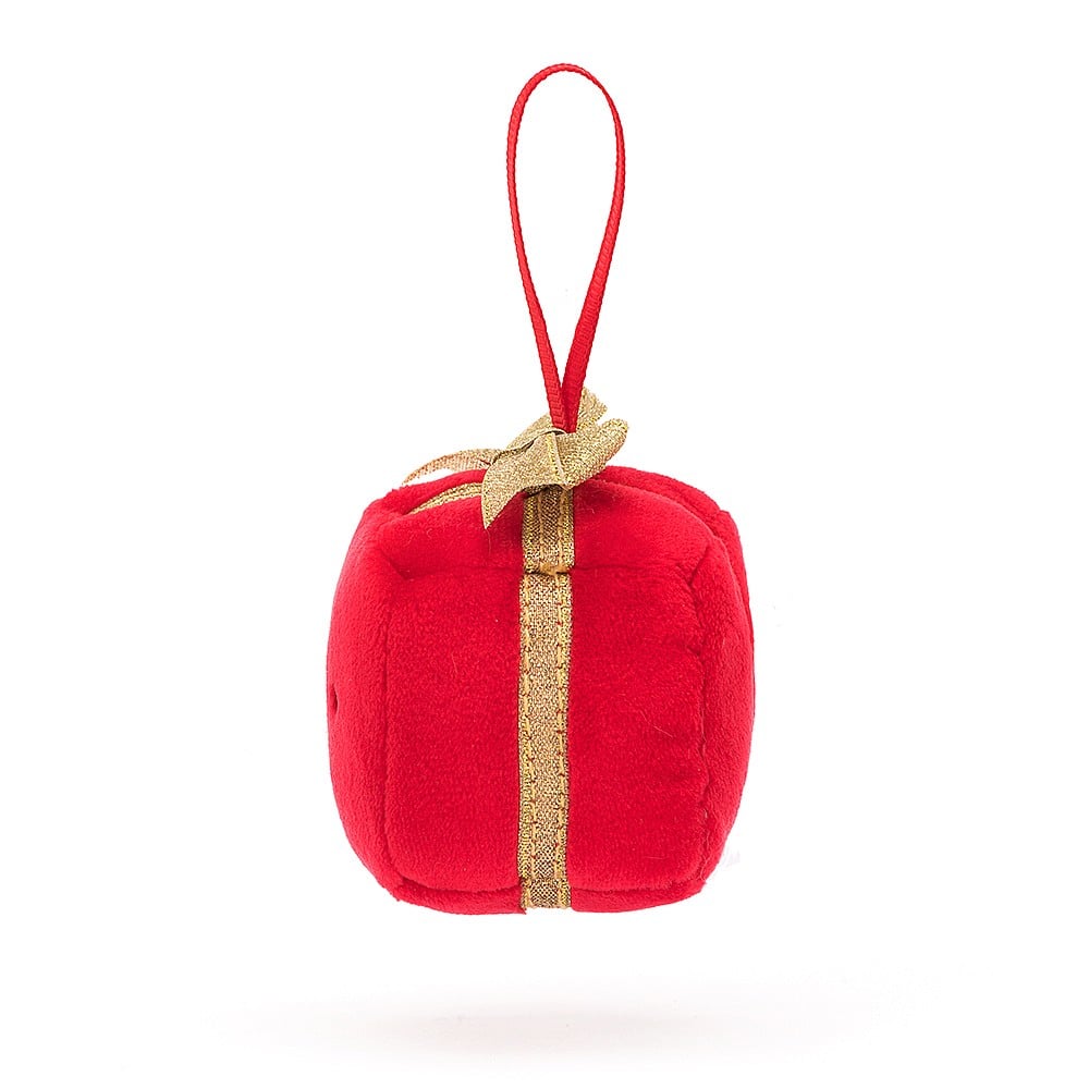 Festive Folly Present Ornament
