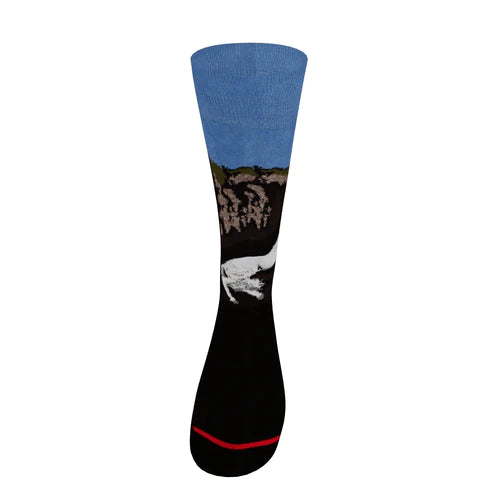 George Stubbs A Horse Frightened by a Lion Socks
