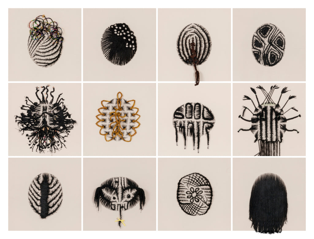 PC CLARK THE HAIR CRAFT PROJECT: HAIRSTYLES ON CANVAS