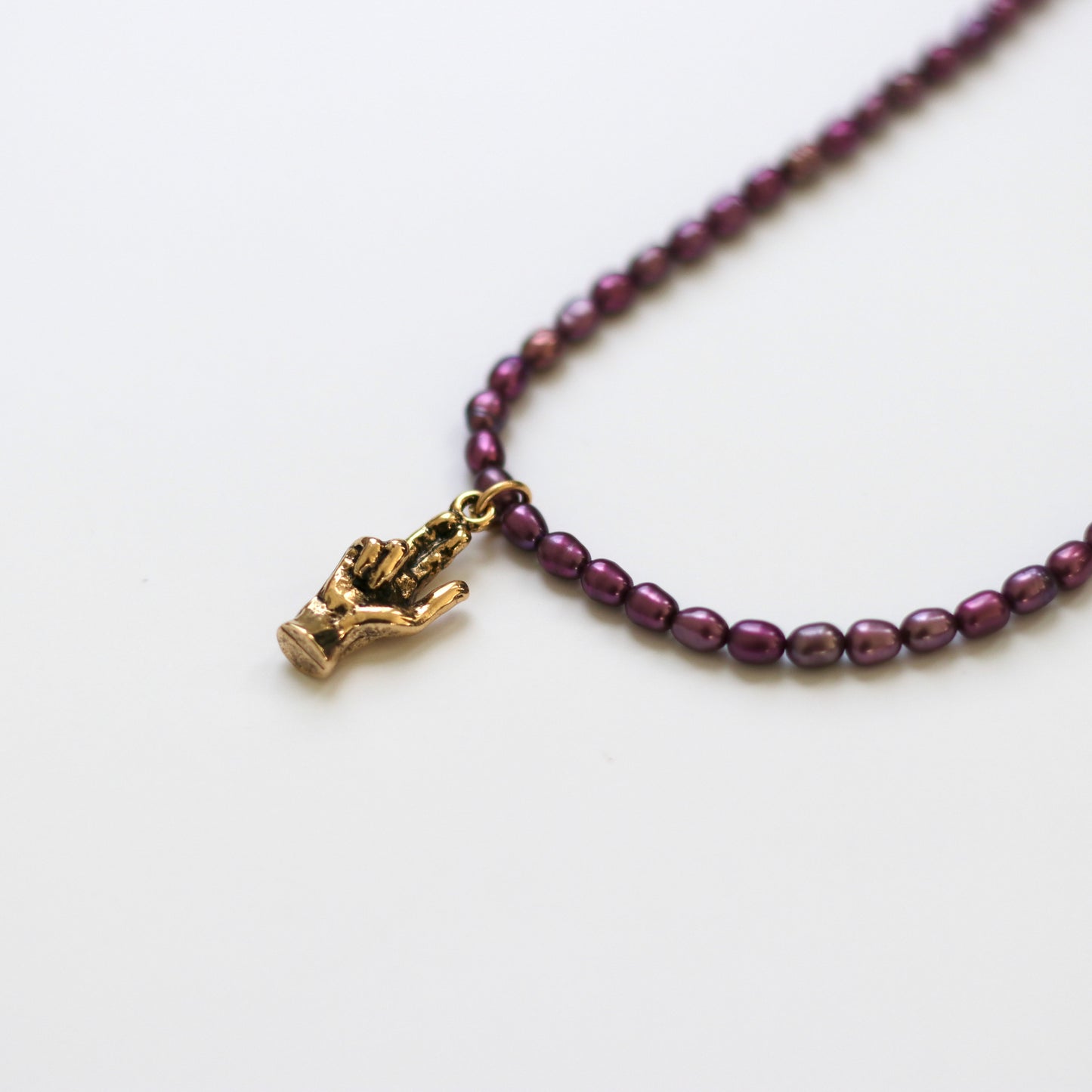 NK KJK RODIN PEARL WITH CHARM - 8969