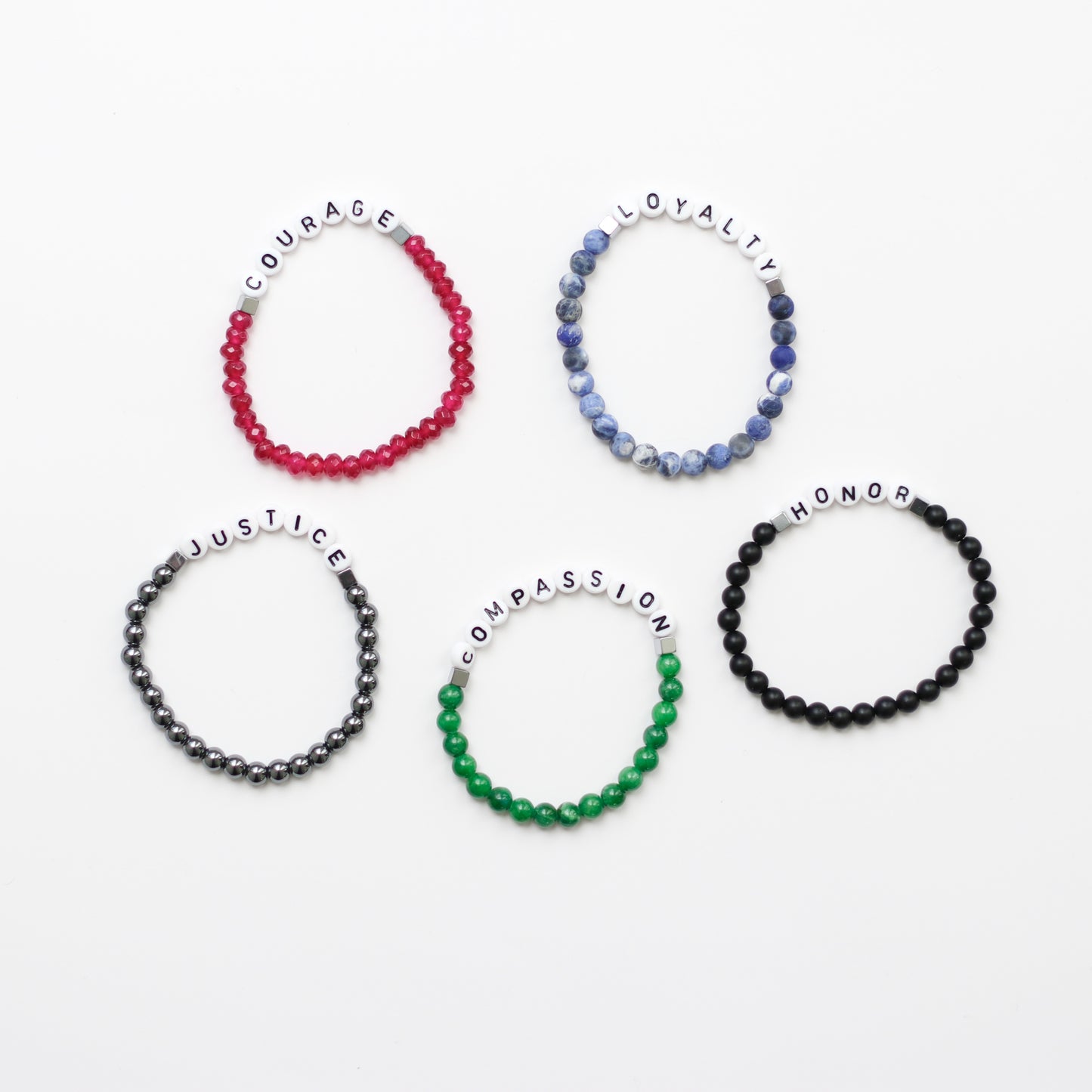 Bead Bracelet with Message