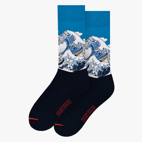 Katsushika Hokusai Great Wave off Kanagawa Socks