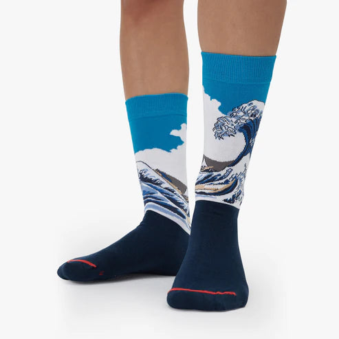 Katsushika Hokusai Great Wave off Kanagawa Socks