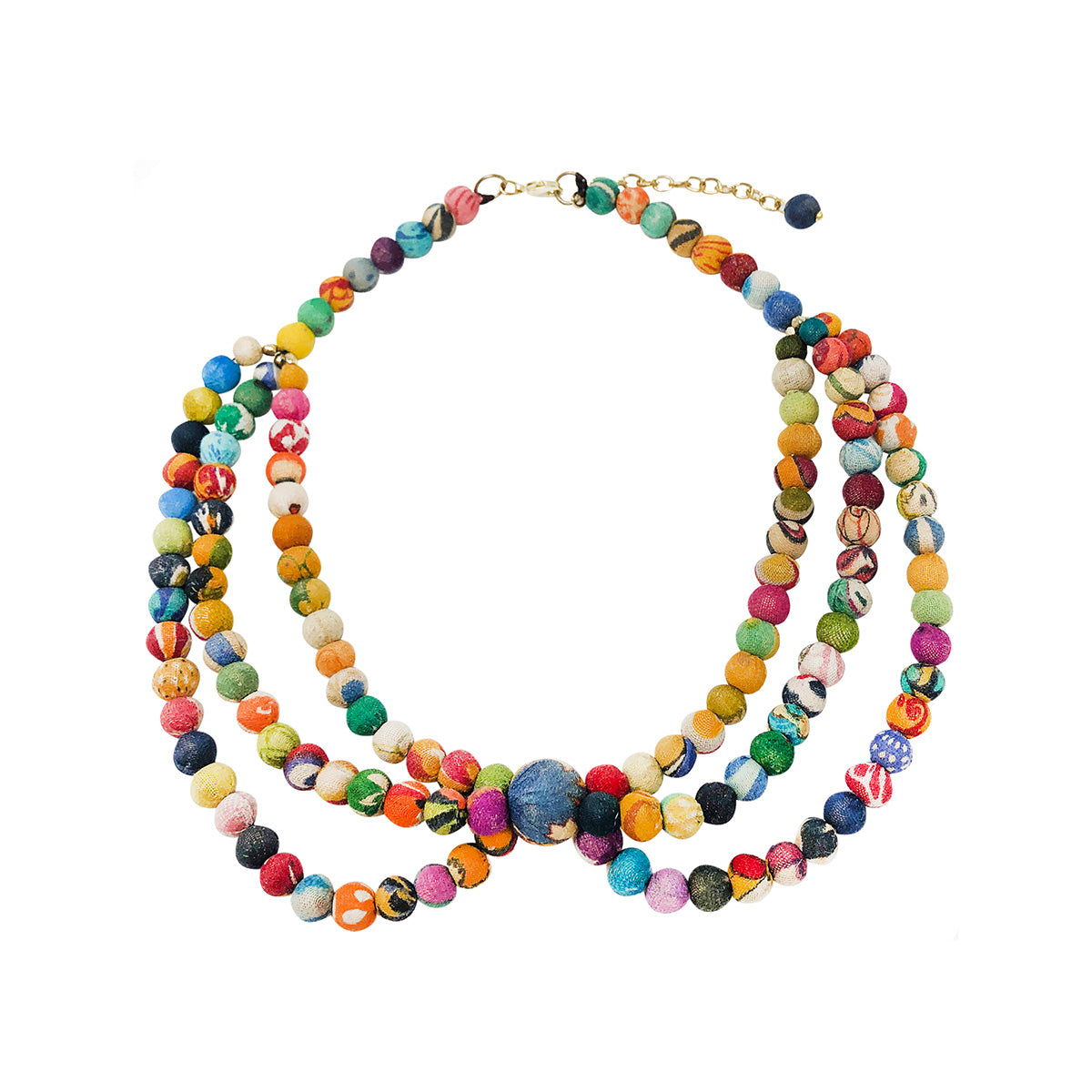 Kantha Portrait Necklace