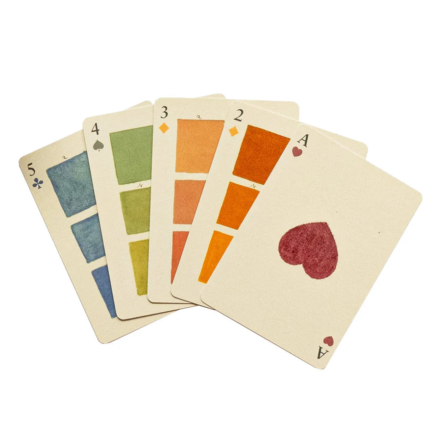 Playing Cards - Two Decks - Watercolour Swatches