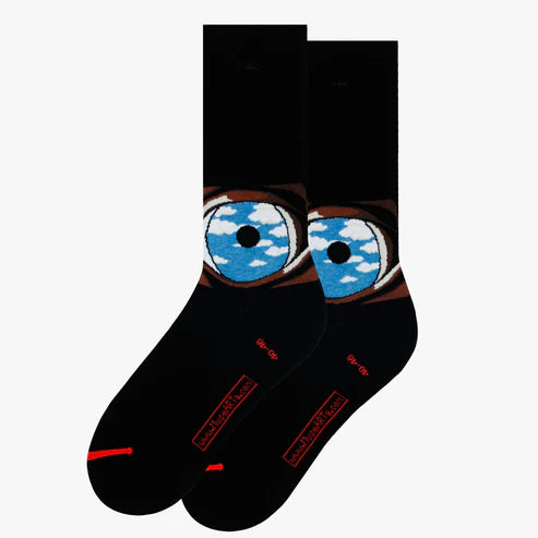 Rene Magritte The False Mirror Socks