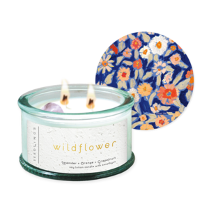Wildflower Floral Essential Oil Candle