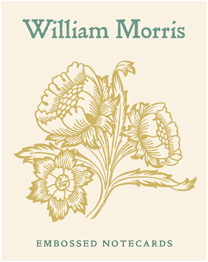 William Morris Embossed Boxed Notecard Set