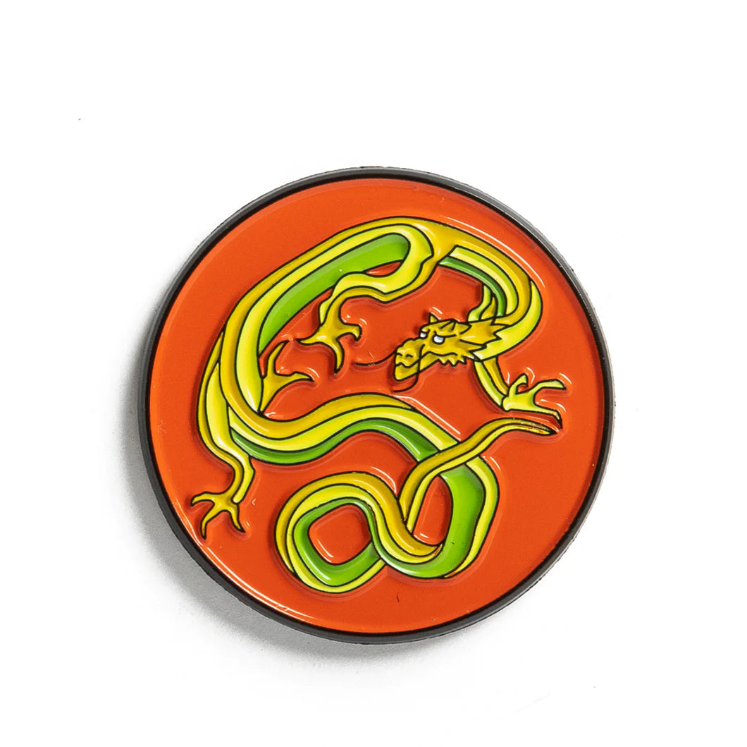 Hokusai Dragon Lapel Pin