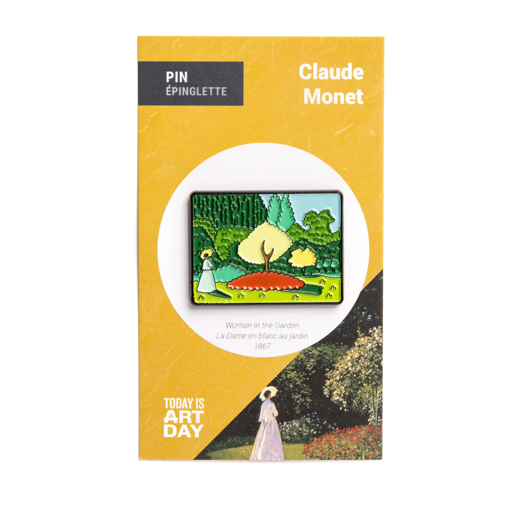 Woman in the Garden Lapel Pin