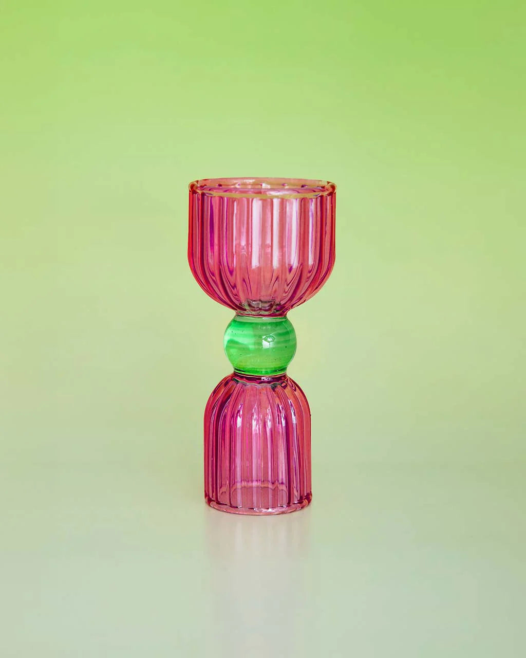 Double Shot Glass, Tipsy Turvy Pink