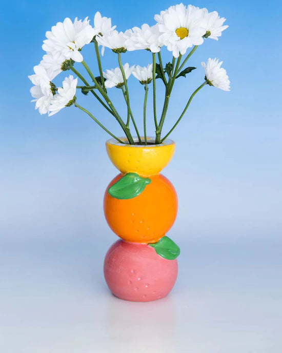 Vase, Stacked Citrus