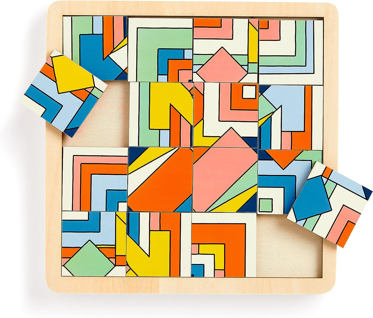 Frank Lloyd Wright Wooden 2 in 1 Puzzle