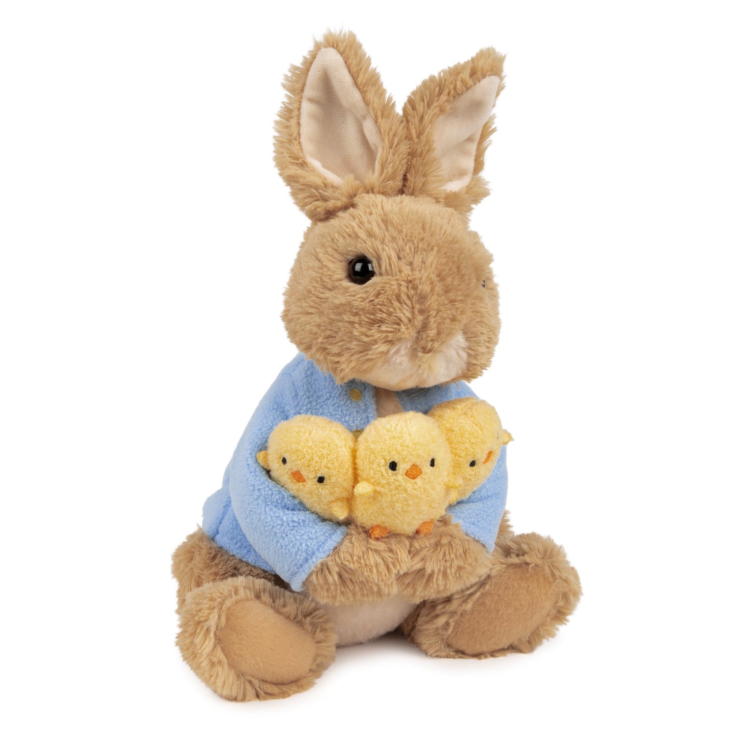 Peter Rabbit Holding Chicks Plush 9.5 inch