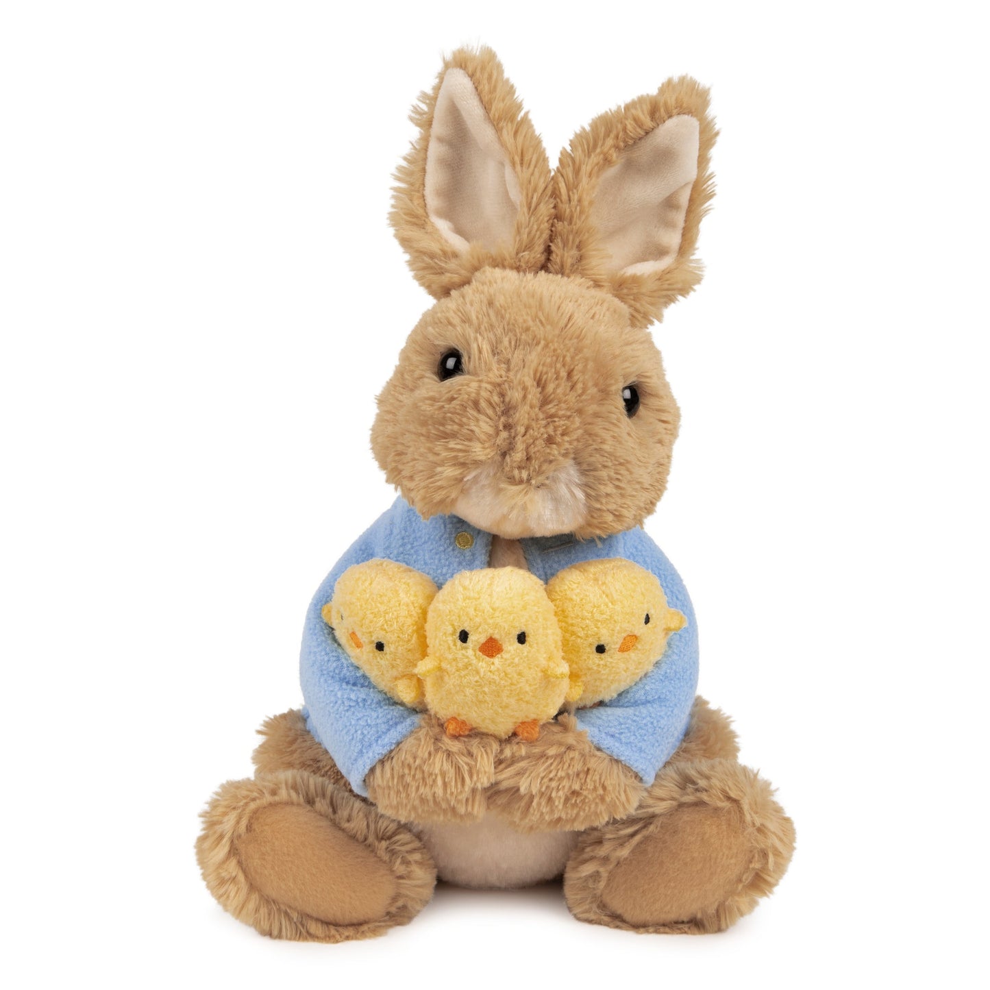Peter Rabbit Holding Chicks Plush 9.5 inch